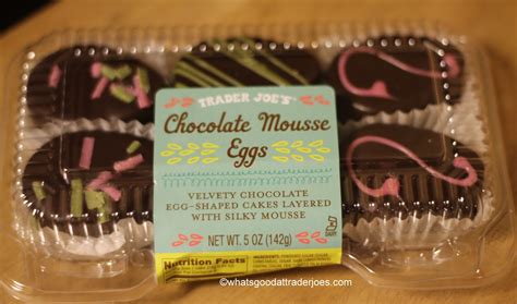 trader joe's chocolate mousse eggs